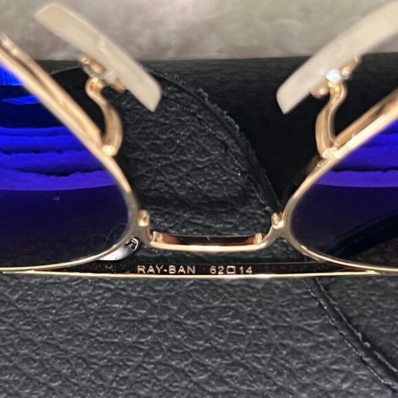 Ray Ban Aviator Blue Mirror - Picture 4 of 8